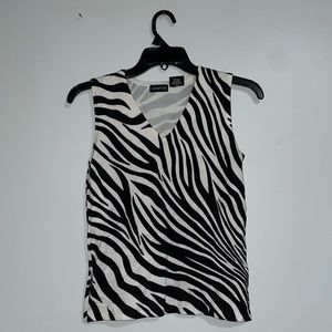 George Zebra Tank Top
